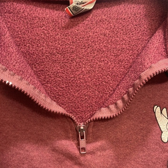 Vintage Disney Minnie Mouse Quarter Zip Sweatshirt szL - Picture 4 of 7